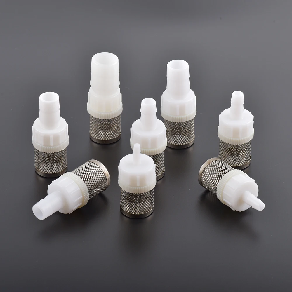 Stainless Steel Mesh Filter 4mm 6mm 8mm 10mm 12mm 14mm 16mm 20mm Barb Tail 1/2" BSP Garden Irrigation Aquarium