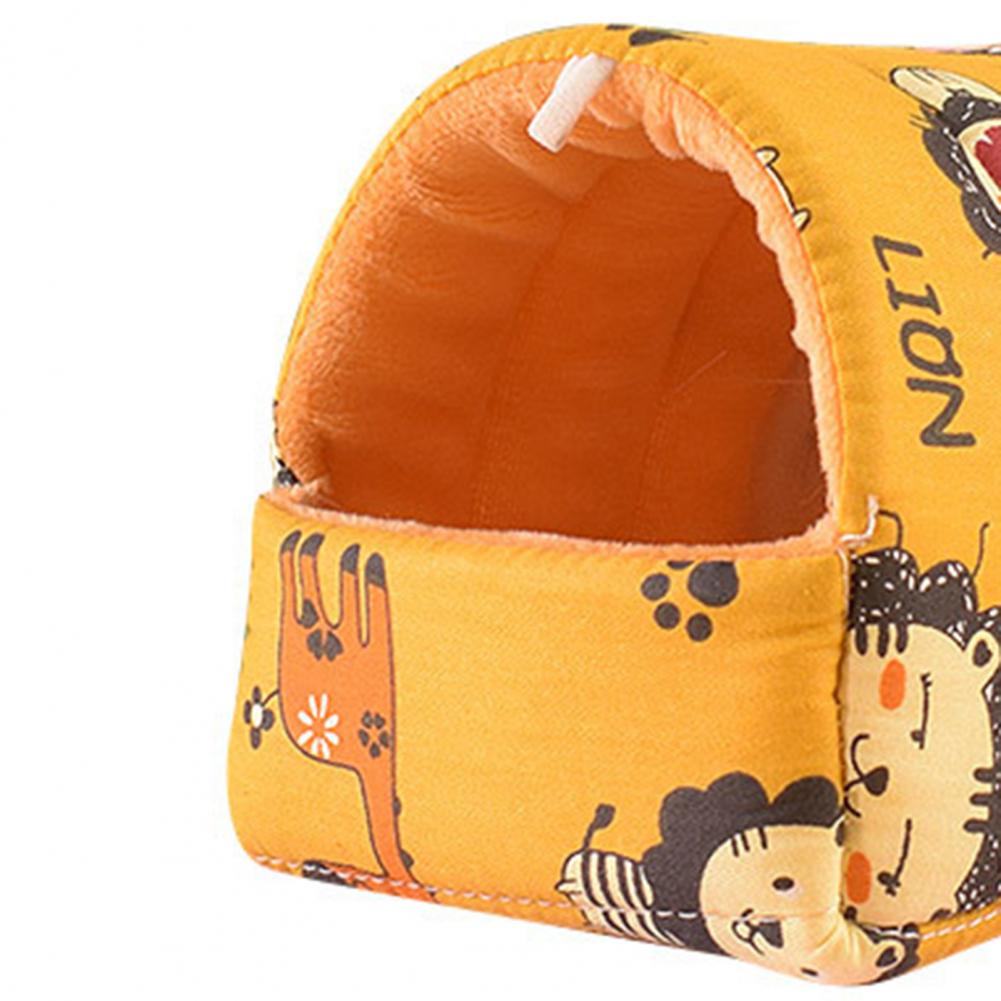 Hamster House Guinea Pig Nest Small Animal Sleeping Bed Winter Warm Cotton Mat Soft Rodent Guinea Pig Rat Squirrel Bed Cages
