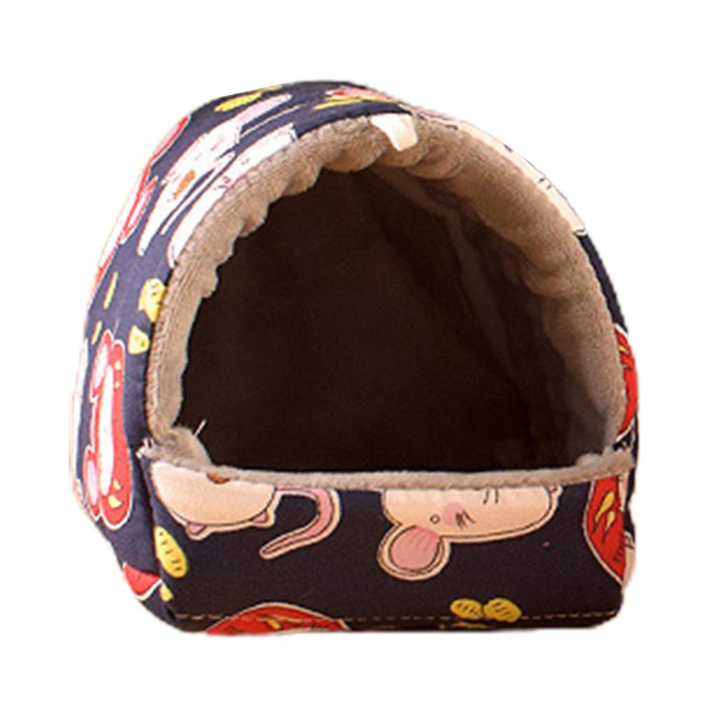 Hamster House Guinea Pig Nest Small Animal Sleeping Bed Winter Warm Cotton Mat Soft Rodent Guinea Pig Rat Squirrel Bed Cages