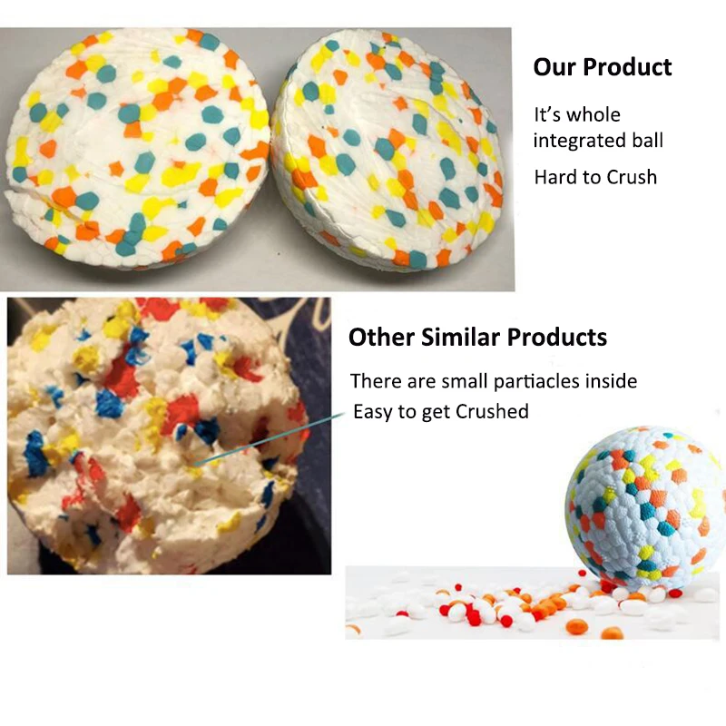 Pet Dog Toy Ball Light Chew Rubber Ball High Elastic Bite Resistance Interactive Throwing Flying Toys for Dogs Pet Accessories