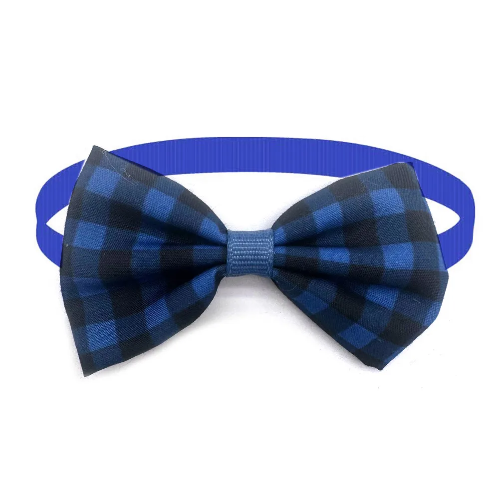 50/100pcs Handmade Bulk Pet Dog Bow Tie Lattice Style Dog Pet Accessories Cute Pet Dog Bowties Dog Grooming Product Dog Supplies