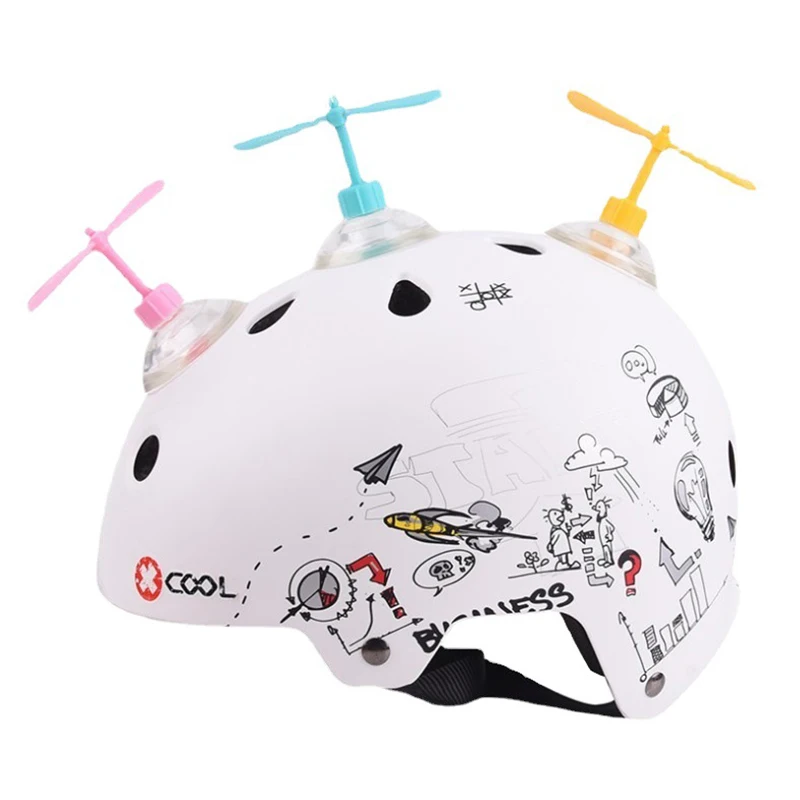 Pet Helmet Suction Cup Bamboo Dragonfly Cat Dog Cap Hat Funny Helicopter Propeller Mascotas Accessories Kid Motorcycle Headdress