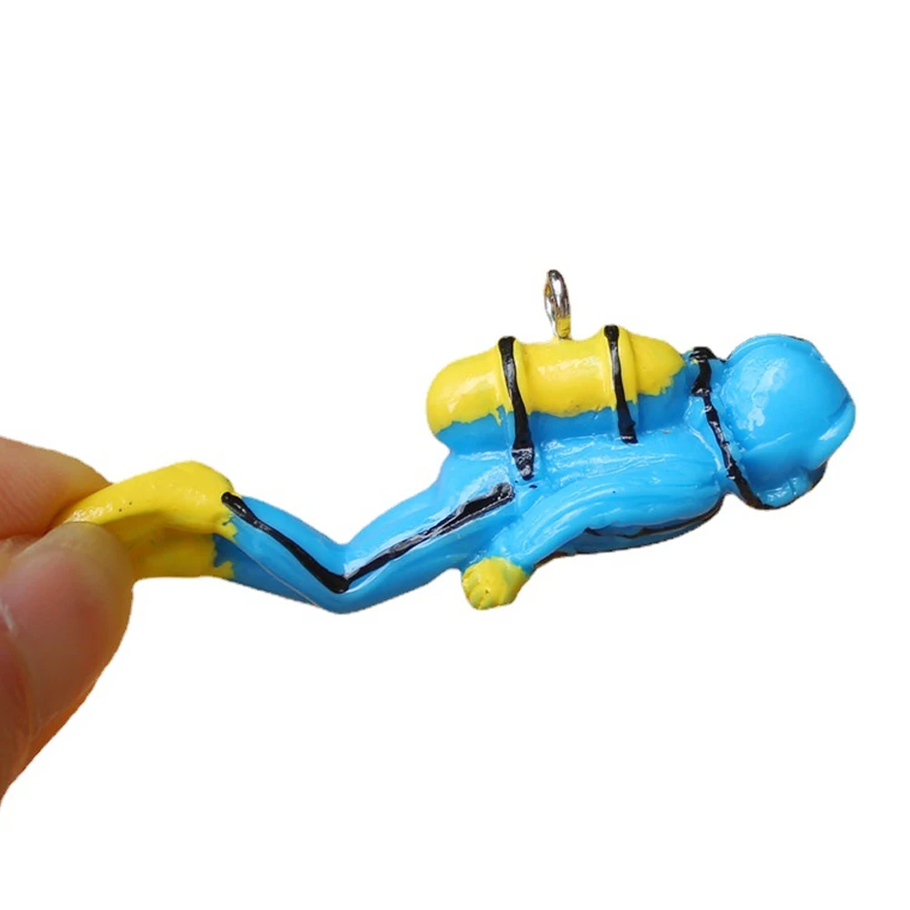 Mini People Ornaments Aquarium Decoration Accessories Plants Stones Decor Turtle Fluorescent Colours For Fish Tank Reflective