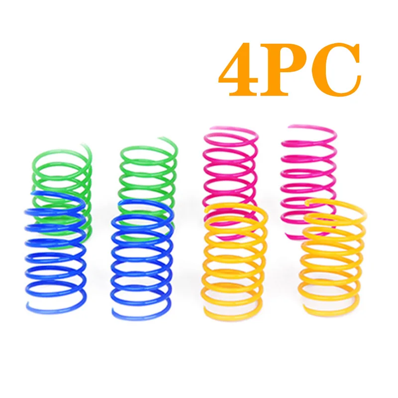 Kitten Coil Spiral Springs Cat Toys Interactive Gauge Cat Spring Toy Colorful Springs Cat Pet Toy Pet Products