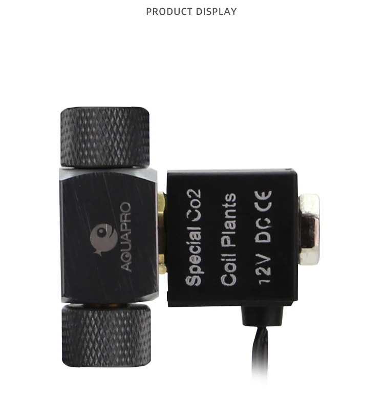 AQUAPRO CO2 Solenoid Valve 12V Pressure Regulator Aquatic Plant Gauge Switch Aquarium Accessories Fish Tanks Cylinder Equipment