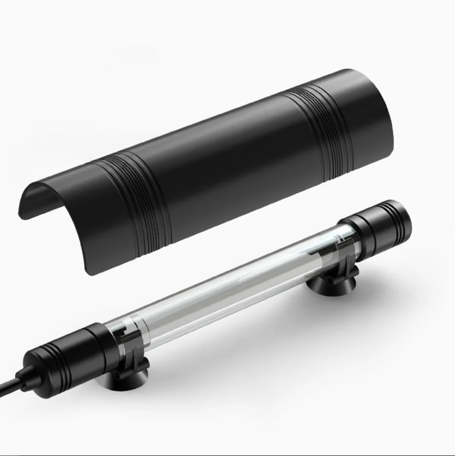 Fish Tank UV Disinfection Lamp Aquarium Sterilizer Germicidal Lighting withTiming Waterproof Bright Aquarium Sterilizer Lamp