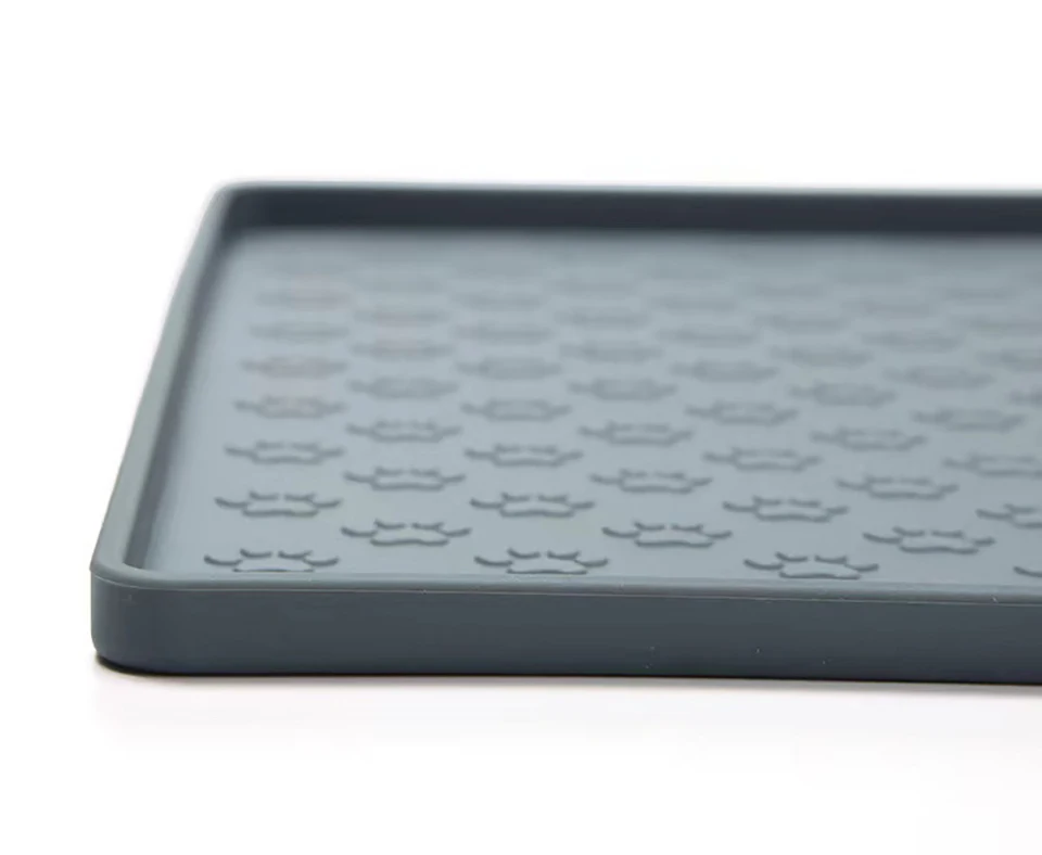 Pet Placemat Cat Dog Drinking Feeding Placemat Feeder Mats Cat Feed Mat Dog Food Bowl Mat Silicone Waterproof Pet Bowl Pad
