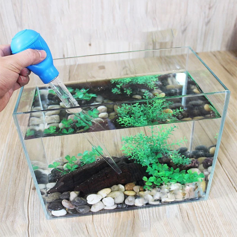 Aquarium Siphon Lengthen Pipettes Fish Tank Vacuum Cleaner Simple Cleaning Tool for Aquarium Water Changer 29cm 54cm 30ml 50ml