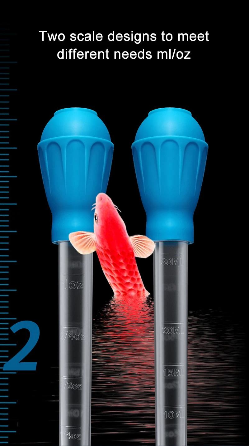 Aquarium Siphon Lengthen Pipettes Fish Tank Vacuum Cleaner Simple Cleaning Tool for Aquarium Water Changer 29cm 54cm 30ml 50ml