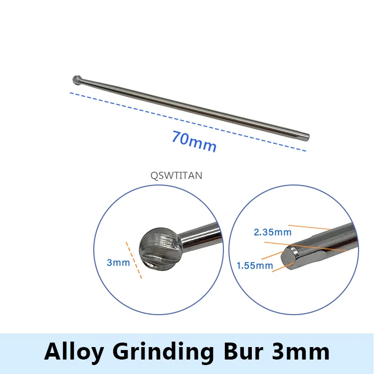 Spinal Neurosurgery High Speed Drill 1pc Neurosurgical High Speed Grinding Bur
