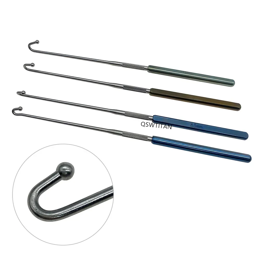 Uterine hook Animal Ovariectomy Spay Snook Dogs Cats Veterinary Orthopedic Instruments 1pc