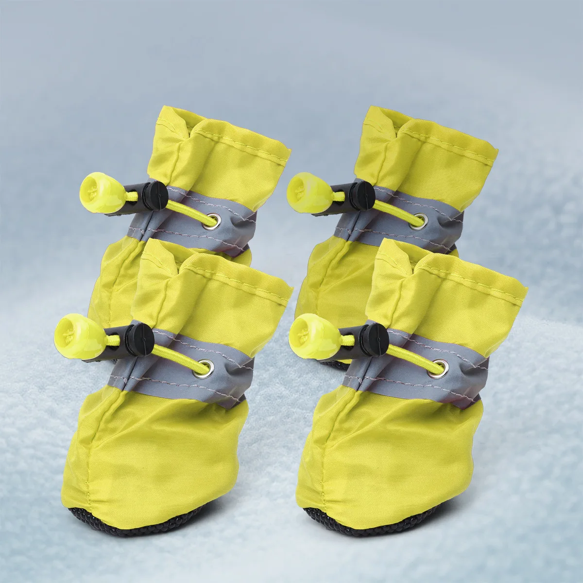 4pcs Waterproof Pet Dog Shoes Antiskid Rain Snow Boot Thick Warm For Small Cats Dogs Puppy Dog Socks Booties Pet Paw Accessories