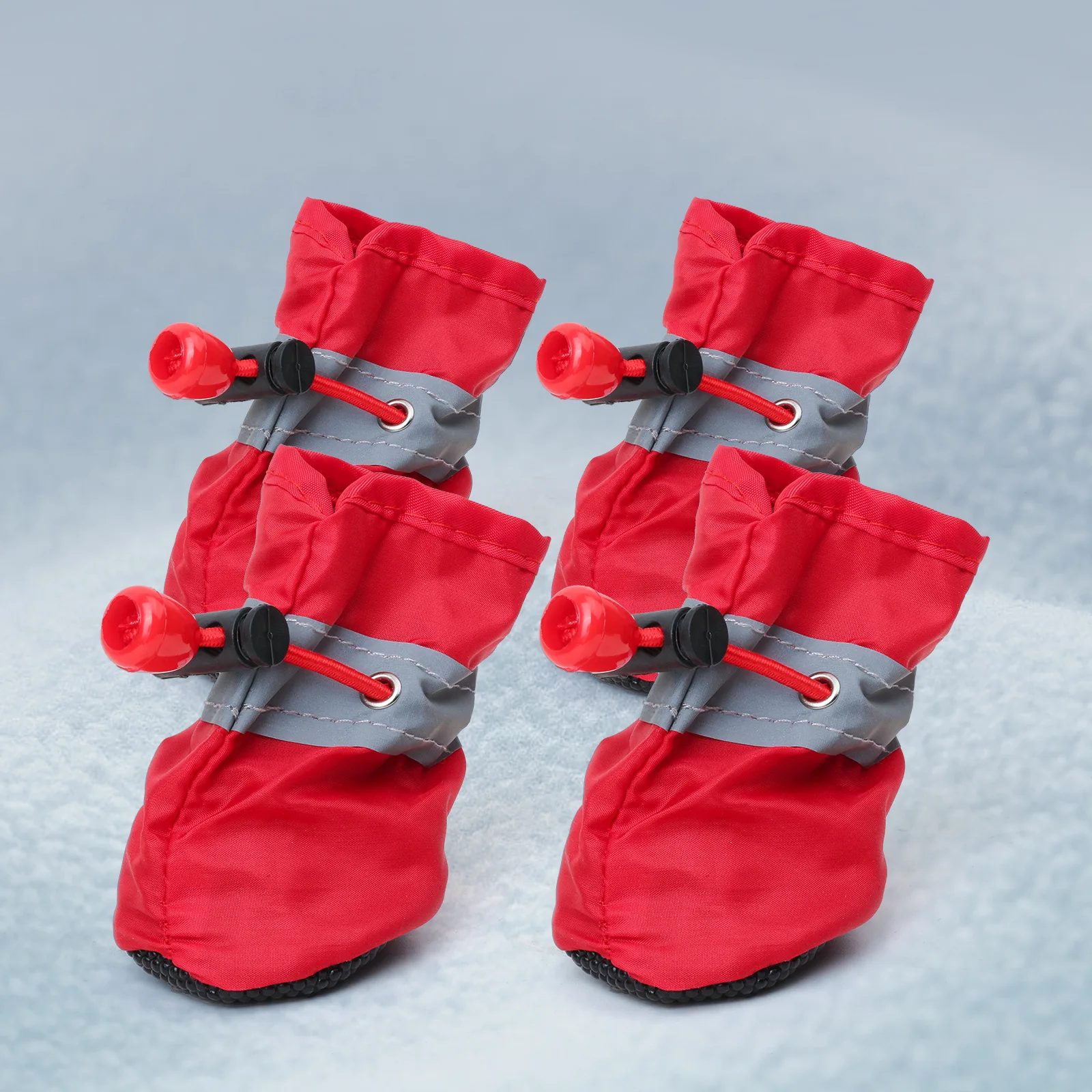 4pcs Waterproof Pet Dog Shoes Antiskid Rain Snow Boot Thick Warm For Small Cats Dogs Puppy Dog Socks Booties Pet Paw Accessories