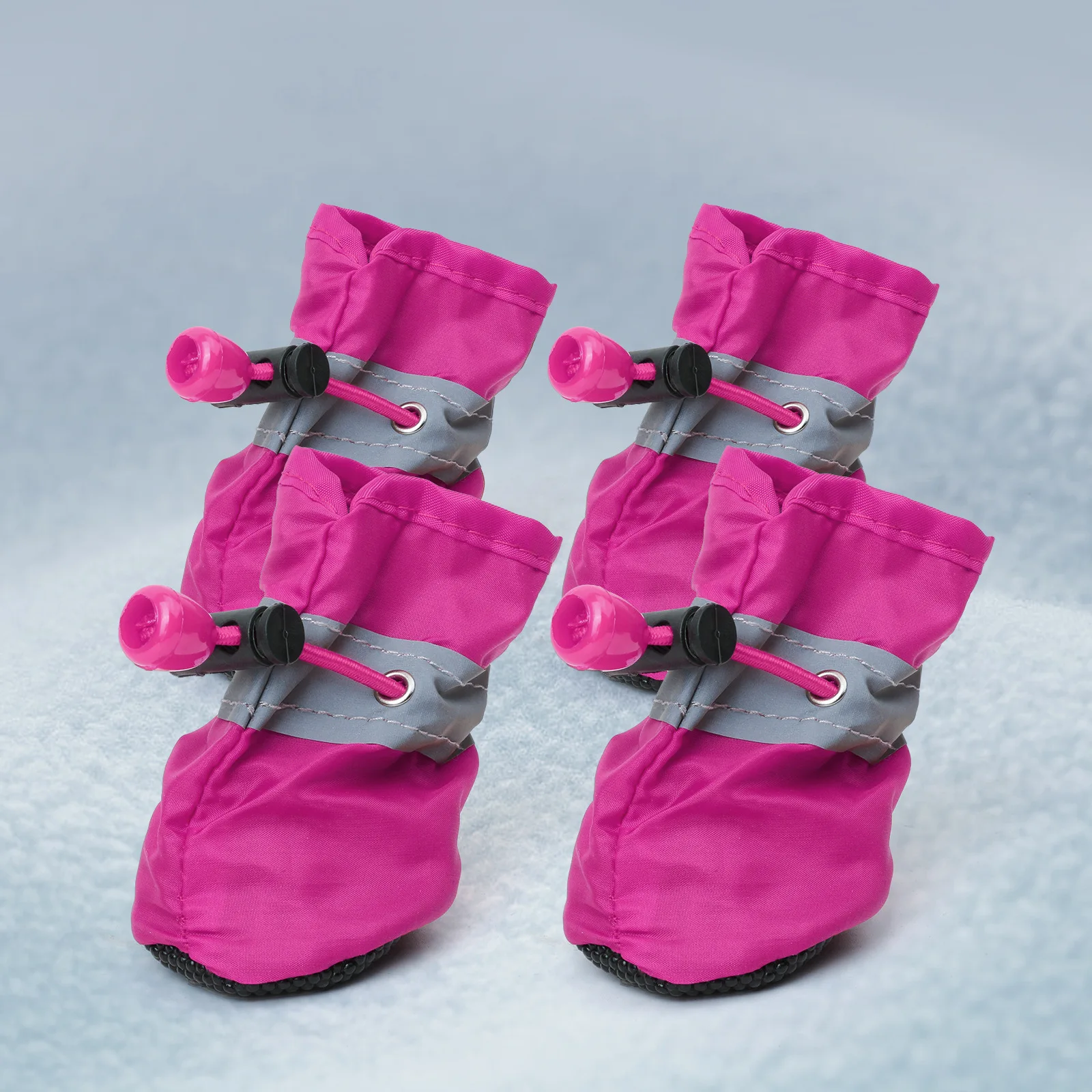 4pcs Waterproof Pet Dog Shoes Antiskid Rain Snow Boot Thick Warm For Small Cats Dogs Puppy Dog Socks Booties Pet Paw Accessories
