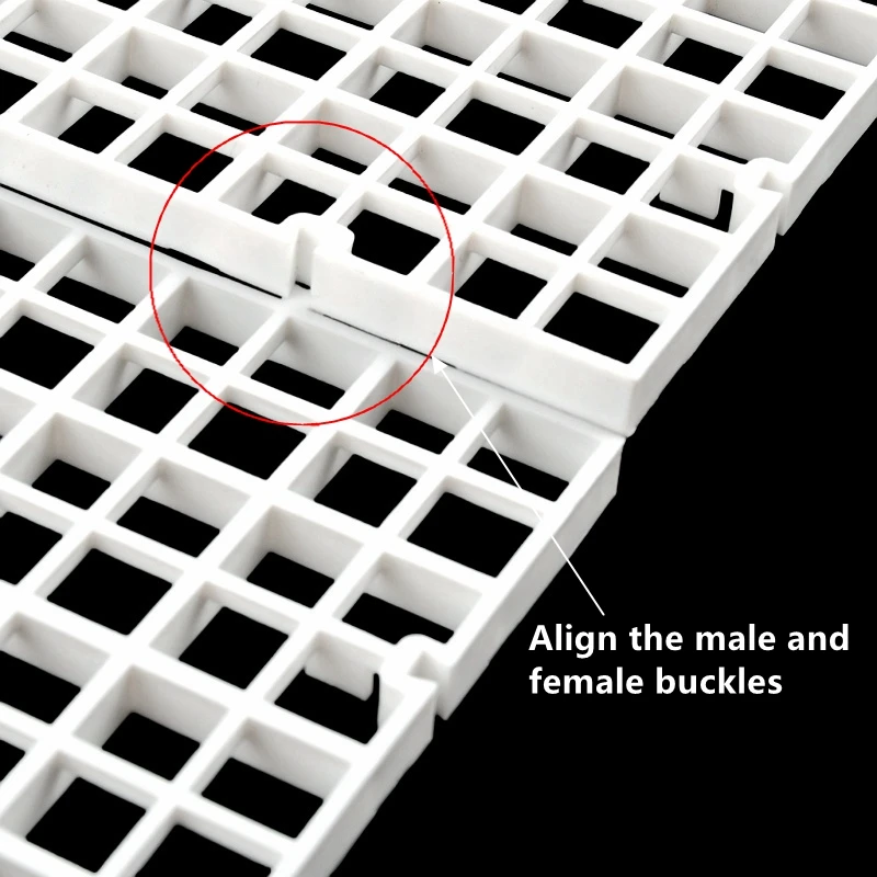 1PC Isolation Board Grid Aquarium Fish Tank Accessory Undergravel Bottom Plate Tray Multi Function Seperator Divider Board Net