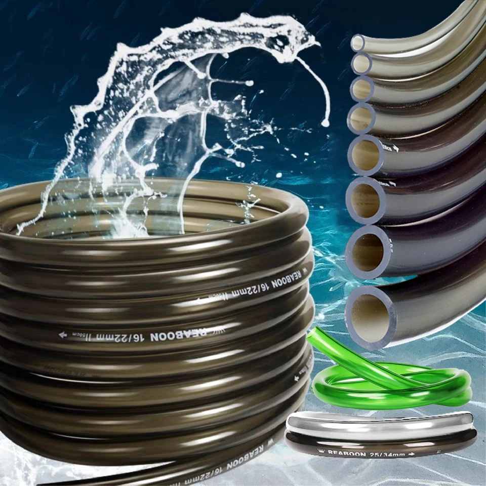 8/12/16mm Aquarium Green Hose for Water Pump Filter Accessories Tube Fish Tank Water Pipe Cleaning Tool Garden Irrigation Hose