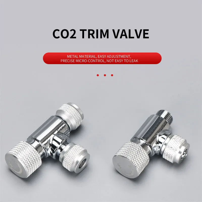 ZRDR high quality needle valve regulator suit 4*6mm co2 special tube for aquarium fish tank co2 systemCarbon dioxide fine-tuning