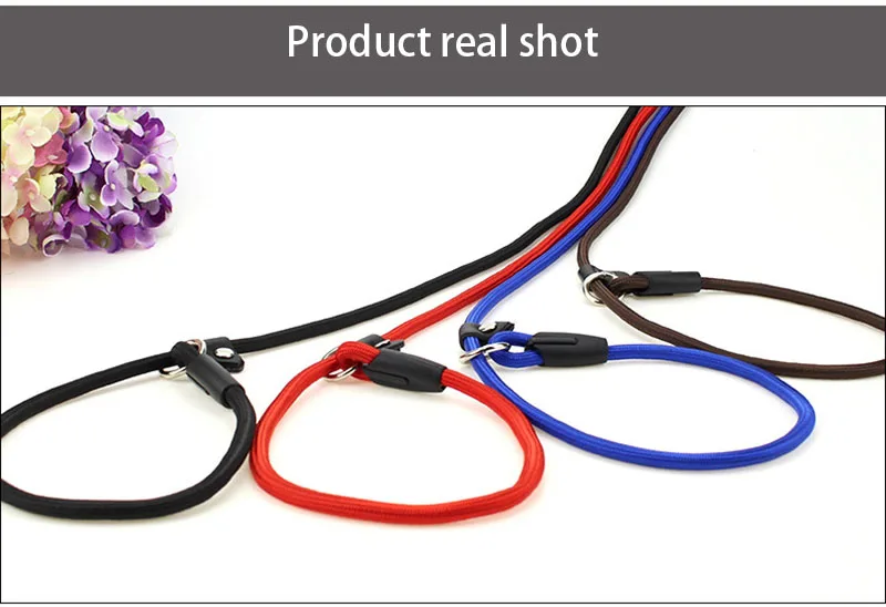 Quality Pet Dog Leash Rope Nylon Adjustable Training Lead Pet Dog Leash Dog Strap Rope Traction Dog Harness Collar Lead