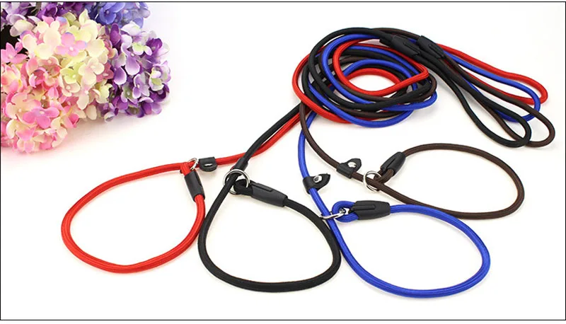 Quality Pet Dog Leash Rope Nylon Adjustable Training Lead Pet Dog Leash Dog Strap Rope Traction Dog Harness Collar Lead