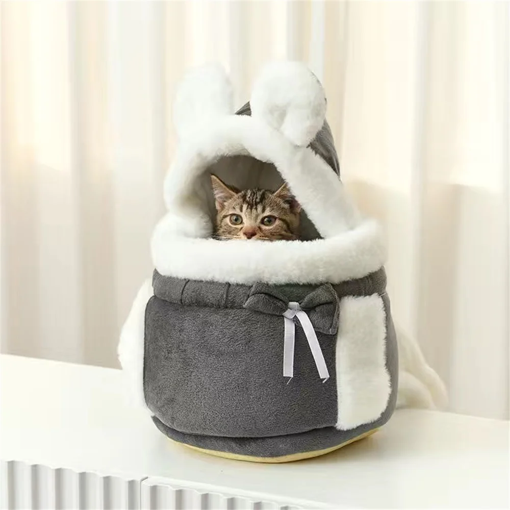 Outdoor Travel Chihuahua Puppy Dog Carrier Bacpack Winter Warm Pet Carrying Bags for Small Dogs Yorkshire Cat Nest Mascotas Home