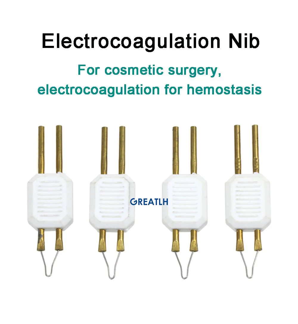 Electric Cautery Pen Condenser Electric Cautery Monopolar Coagulation Device Head 4pcs Tips