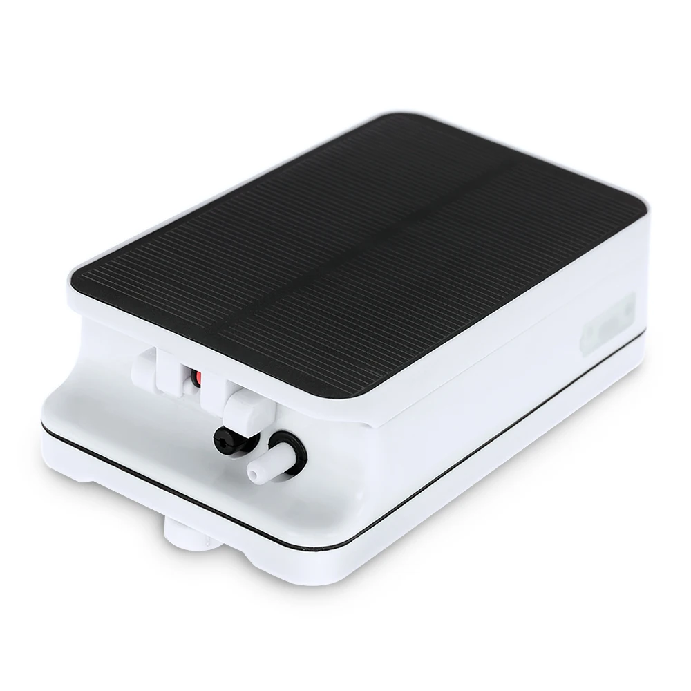 5V Solar Powers Chargings Oxygenator Fish Tanks Aquarium Air Pump Fishing Oxygen Pump Aerator with Air Stones