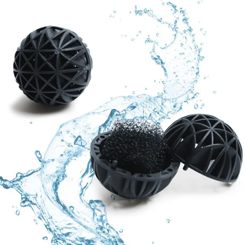 10/20/40Pcs/lot 26mm 36mm 46mm Aquarium Filter Bio Balls Portable Wet Dry Cotton For Air Pump Clean Fish Tank Pond Sponge Media