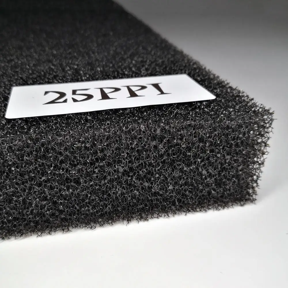 25 PPI Aquarium Filter Sponge Open Cell Foam Sheet Bio Sponge Filter Media Pad HMF Fish Tank Sump Divider Cut-to-Size Foam