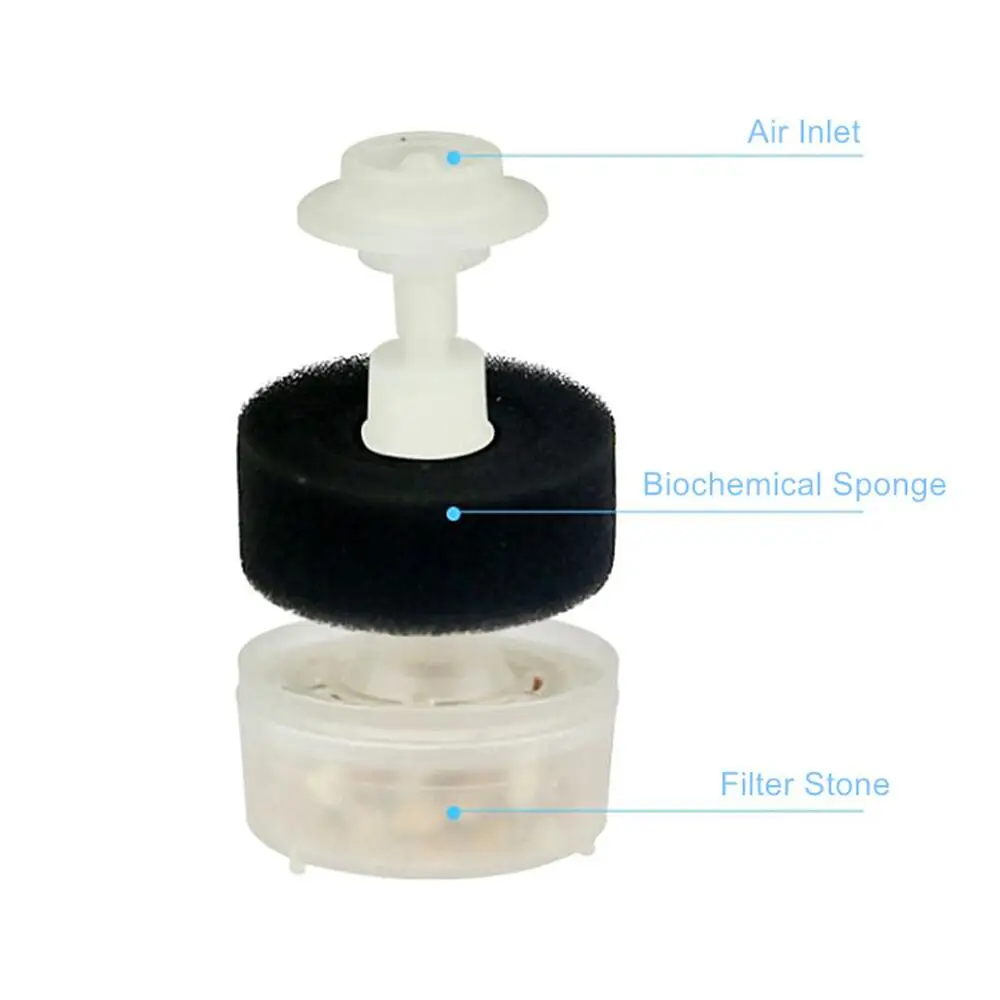 Small Aquarium Filter Fish Tank Shrimp Pond Air Pump Sponge Filter Useful Easy Installation Reusable Aquarium Accessories New