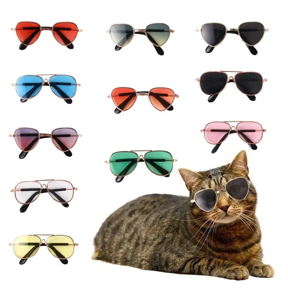 Summer Fashion Dog Sunglasses Reflection Eye Wear Flying Glasses for Small Dog Cat Pet Photos Props Accessories