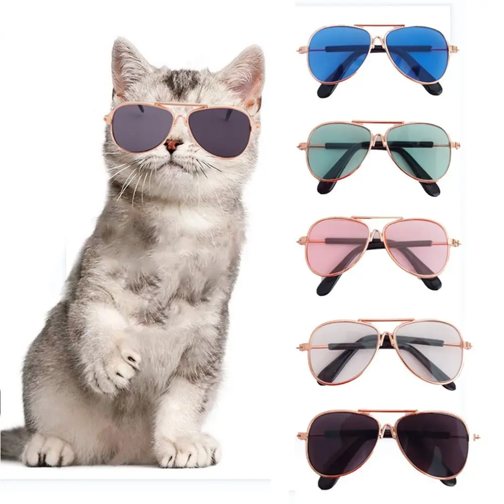 Summer Fashion Dog Sunglasses Reflection Eye Wear Flying Glasses for Small Dog Cat Pet Photos Props Accessories