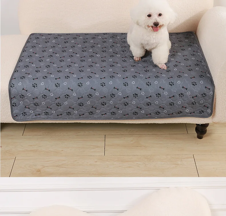 Dog Pee Pads Washable Dog Pet Diaper Mat Waterproof Puppy Cat Training Diaper Mat Pet Supplies