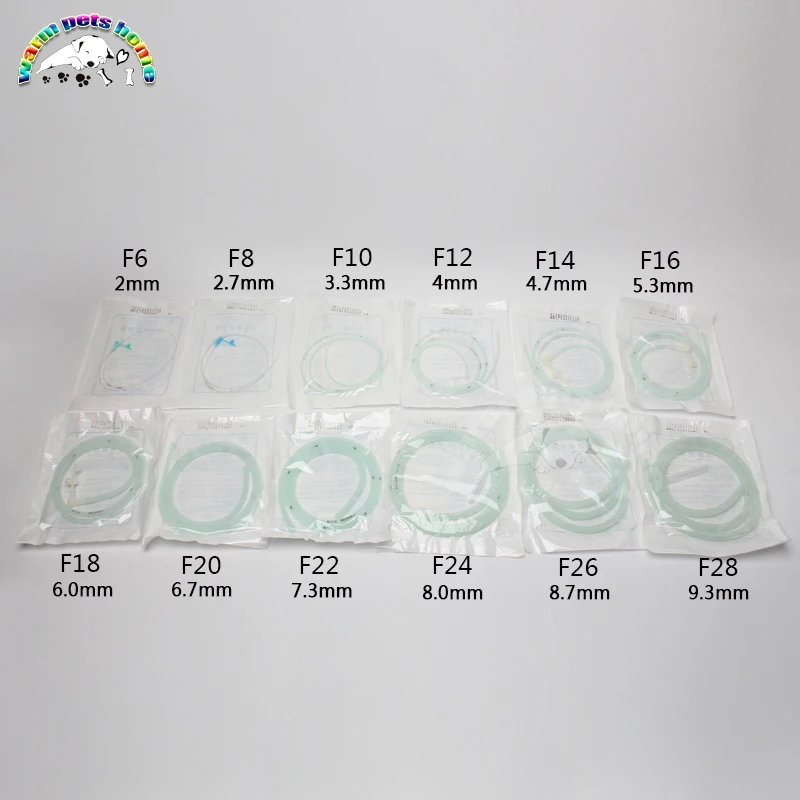 Stomach Tube with Centimeter Marks Dog Cat Animal Silicone Rubber Feeding Tube Veterinary Hospital Tools