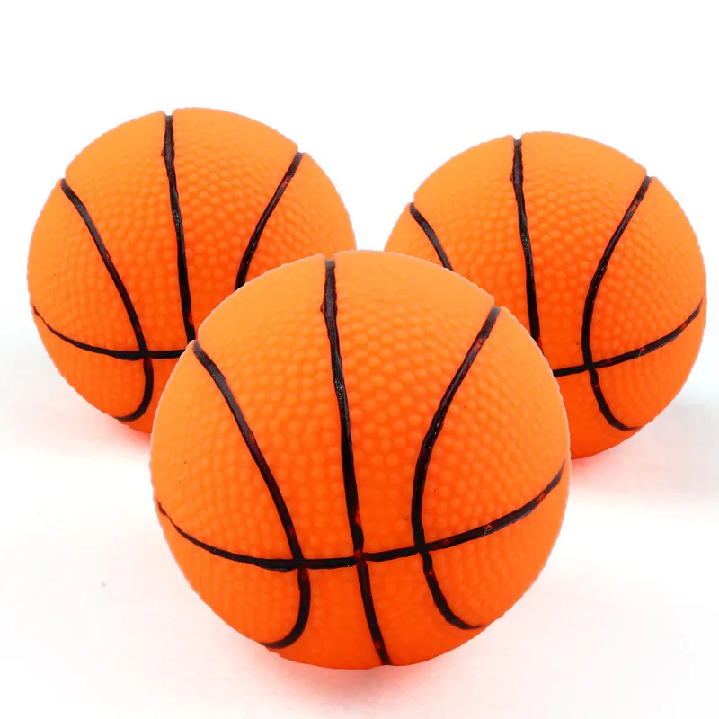 Diameter 6cm Pet Dog Ball Toys with Squeak for Small Dogs French Bulldog Chihuahua Bite Resistant Puppy Chew Toys Pet Supplies