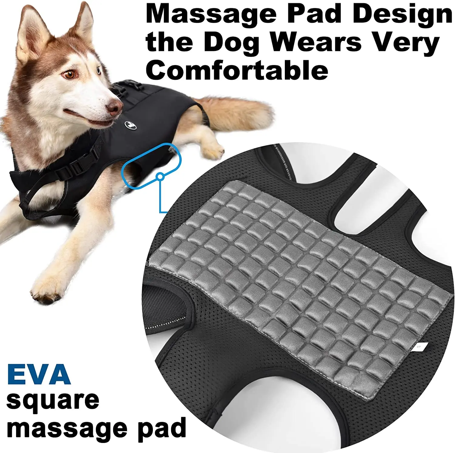Wakytu Dog Lift Harness Sling Carrier for Dogs Hind Leg Stair Support Old Disabled Joint Injuries Arthritis Large Dogs Up Stairs