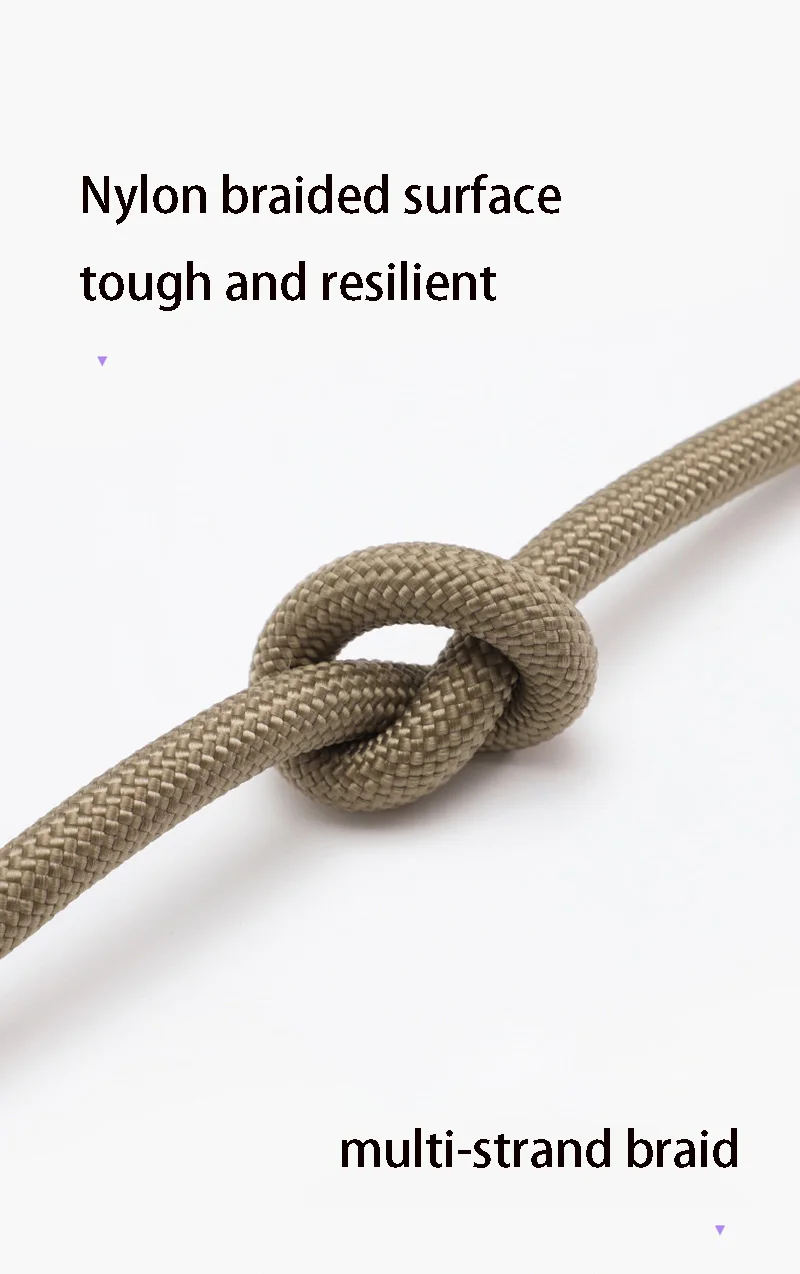 Dog Leash Slip Rope Lead Leash Heavy Duty Braided Rope Adjustable Loop Collar Training Leashes for Small Medium Dogs