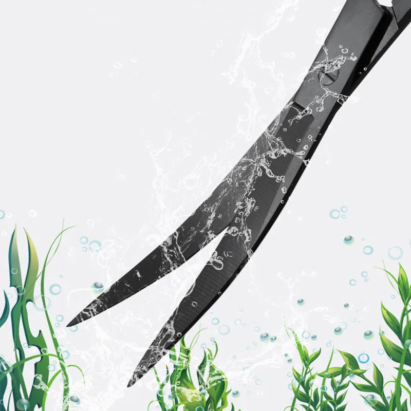 Stainless Steel Aquatic Plants Tools Tweezers for Aquarium Fish Tank Aquascaping Tools Aquarium Tools Scissors Cleaning Tools