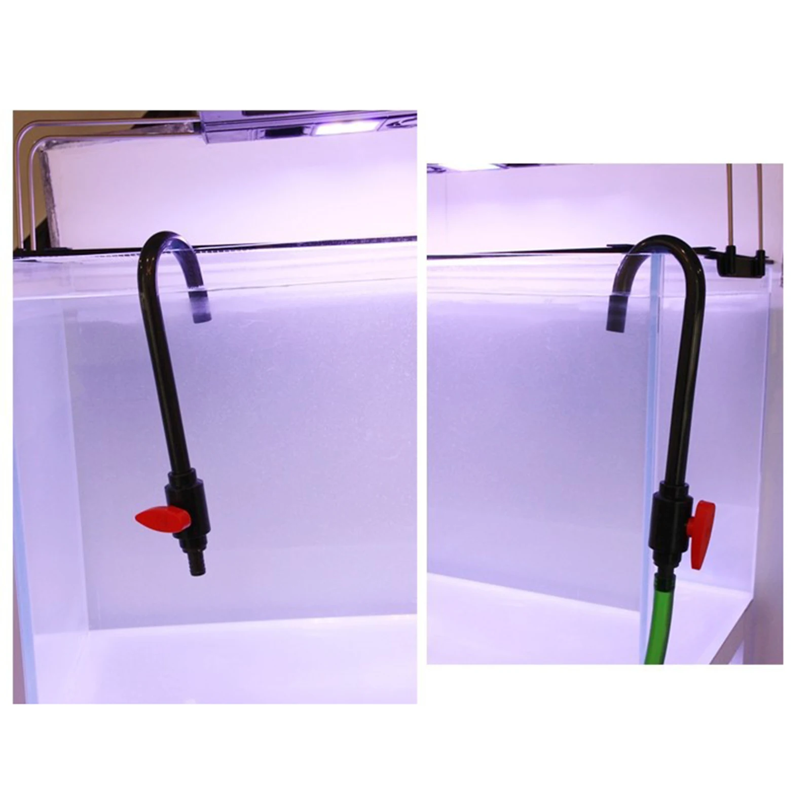 Aquarium Water Inlet Outlet Tube Aquarium Water Changer Water Inflow Outflow Tube Water Pipe Fittings Aquarium Accessories