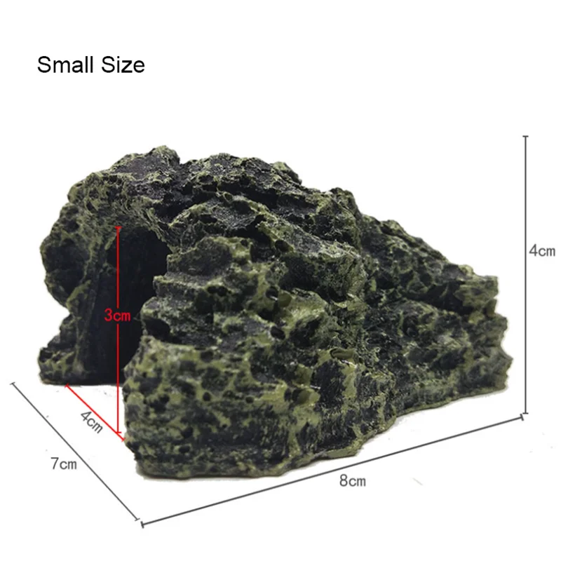 New Aquarium Decoration Resin Aquatic Fish Tank Ornament Decor Artificial Reptile Terrarium Turtle Accessories