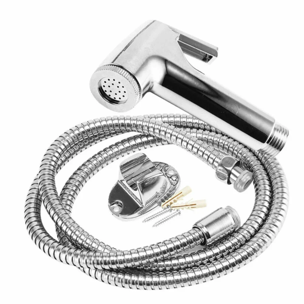 Bathroom Hand-held Nozzle Bidet Sprayer Set Bidet Sprayer Diaper Washer For Feminine Non-slip Handle Potty Seat Cleaner