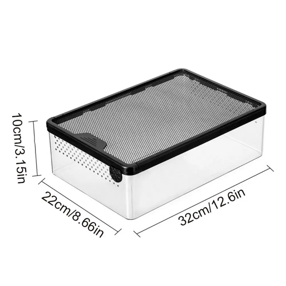 Reptile Breeding Box Acrylic Spider Lizard Amphibian Terrarium Leak-proof Pet Habitat Animal Accessories
