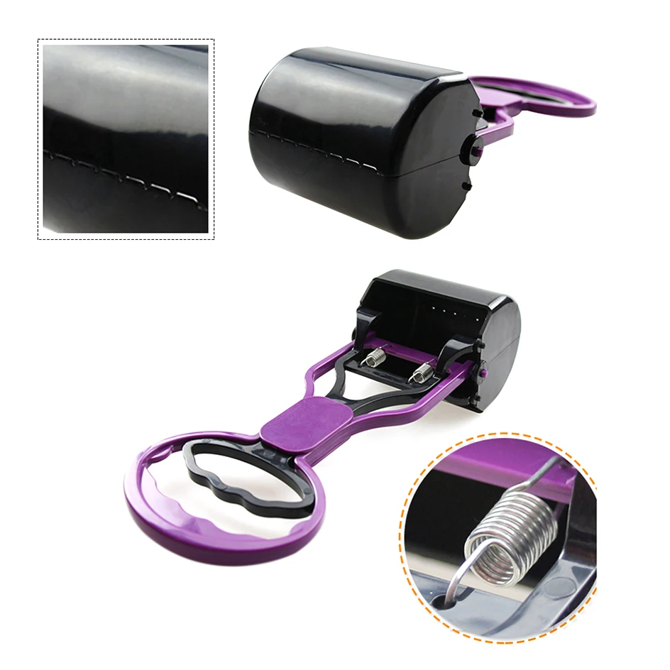 Pet Pooper Scooper Dogs Shit Clip Long Handle Jaw Poop Scoop Outdoor Animal Feces Cleaner Picker Excrement Collector Clean Tools