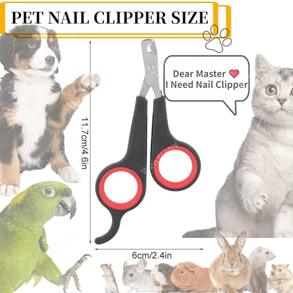 Pet Nail Claw Grooming Scissors Clippers for Dog Cat Gerbil Small Animals Newest Rabbit Home Portable Pet Products Accessories