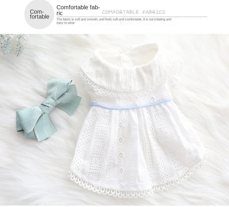 Dog Clothes Spring and Summer Thin Skirt Lolita Princess Mint Butterfly Cat Pet