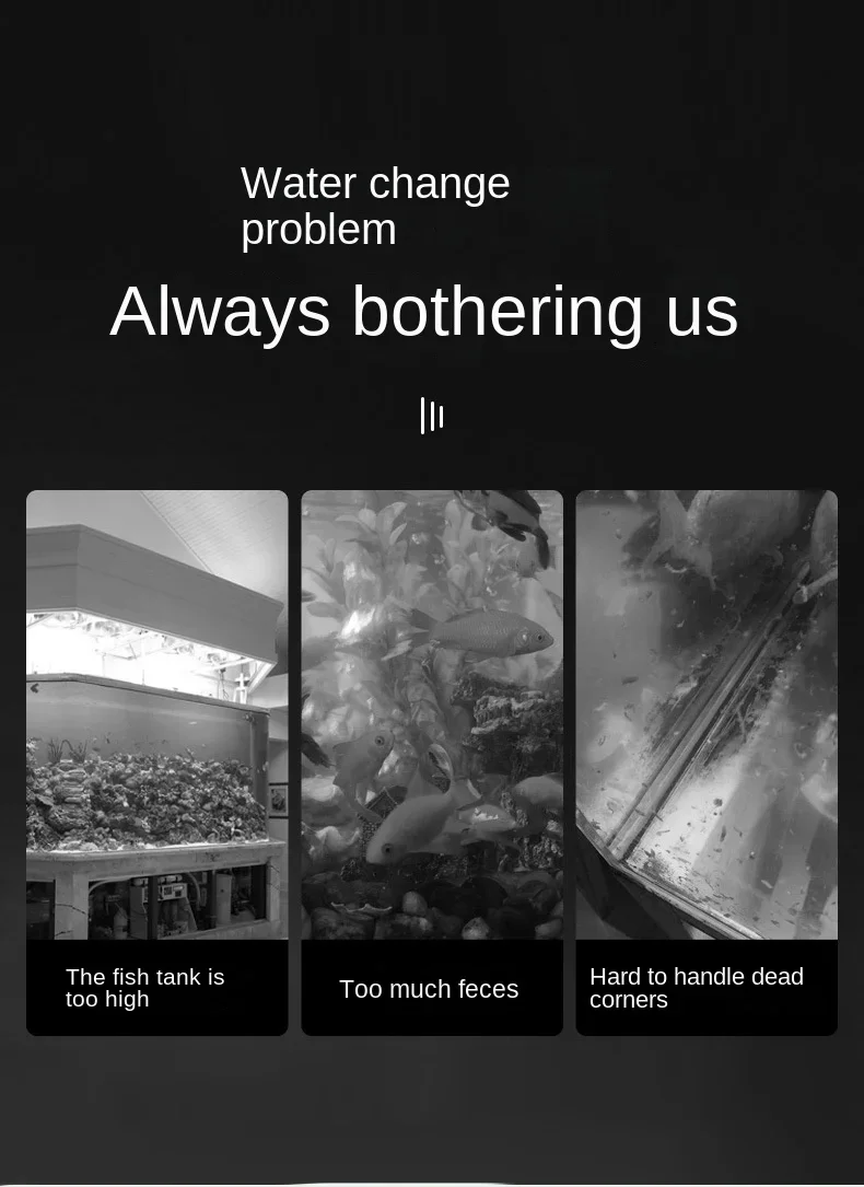 New Fish Tank Water Changer, Sand Washer, Water Pump, Fish Tank Water Absorber, Siphon Pipe, Manual Water Changer, Toilet