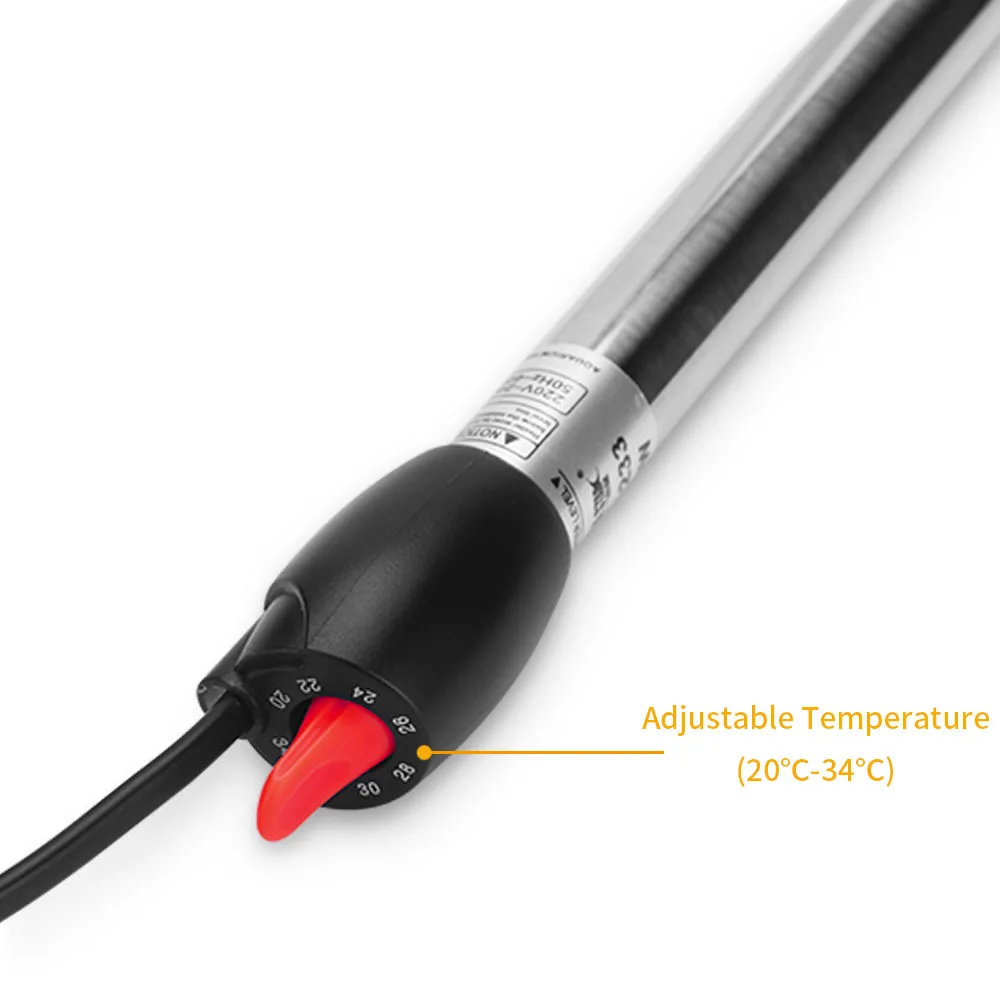 Stainless Steel Heating Rod Fish Tank Aquarium Heating Rod Automatic Constant Temperature Control Temperature