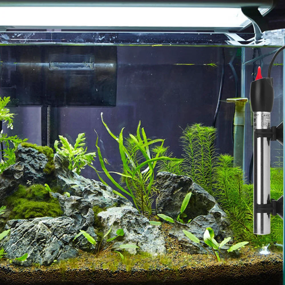 Stainless Steel Heating Rod Fish Tank Aquarium Heating Rod Automatic Constant Temperature Control Temperature