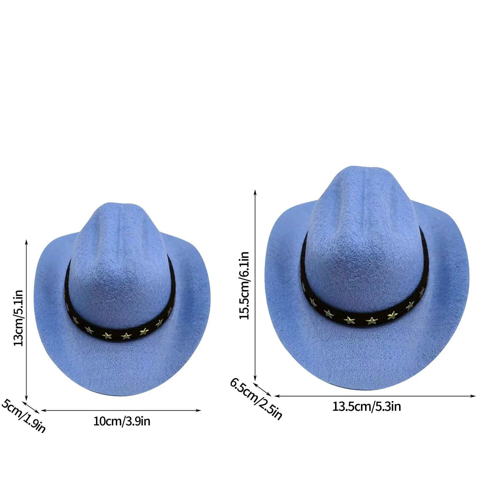 British Pet Dog Hat Star Cowboy Hat Pet Supplies Adjustable Dog Costume Top Hat Headwear Pet Hat Dogs Caps Pet Sun Hats For Cats
