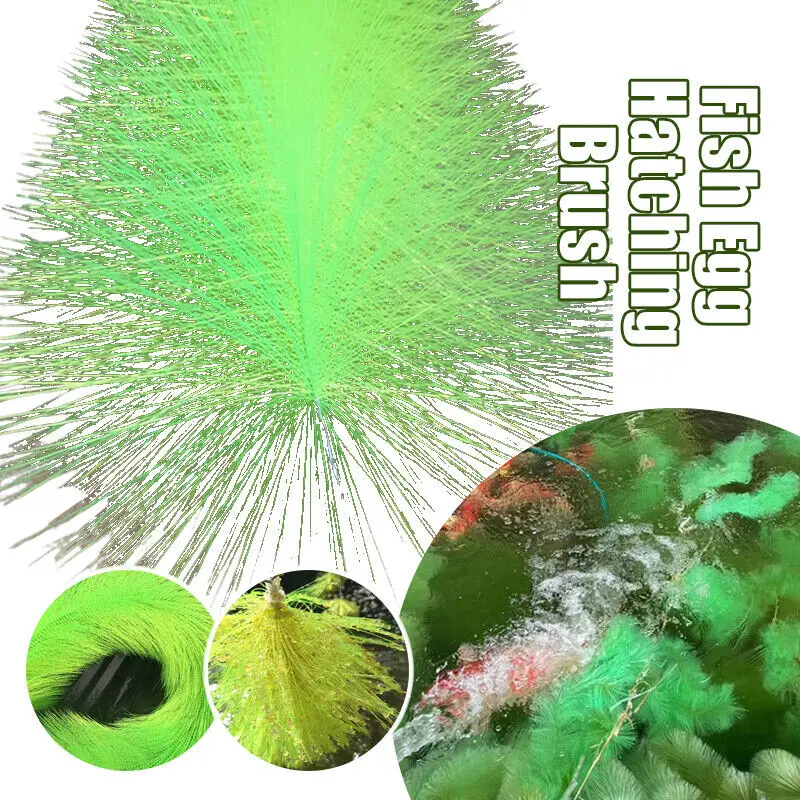 1PC Fish Spawning Koi Pond Breeding Laying Eggs Rope Brush Pet Supplies Tool Fish Pond Filter Hatching Grass Brush New
