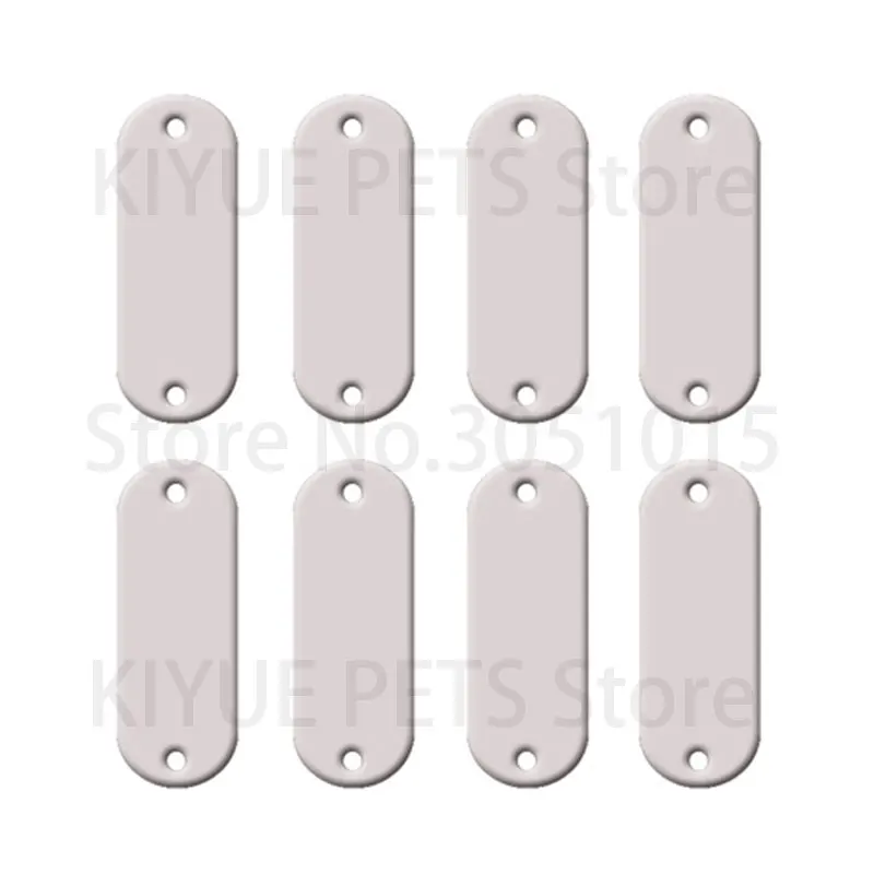 Wholesale 20Pcs Tag Dog For Collar Name Charm ID Tag Oval Custom Aluminum Pet Dog Pet Tag Personalized Engraved Dogs Cat ID Tags